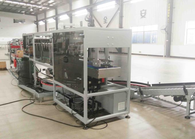 Liquid Filling Line Carton Packing Machine For 250ML-2L Round Bottle Carton Packaging