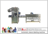 PVC / PET Bottle Automatic Sleeve Labeling Machine 150 Bottles/Min