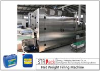 5-25L Jerry Can Filling Machine , Net Weight Filling Machine For Lubricating Oil 1200 B/H