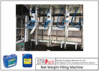 5-25L Jerry Can Filling Machine , Net Weight Filling Machine For Lubricating Oil 1200 B/H