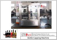 Rotary Crimping Electric ROPP Capping Machine 6 Heads For Aluminum Cap Bottles