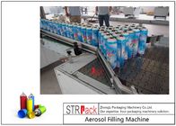 52mm-65mm Aerosol Filling Line With Aerosol Spray Filling Machine And Automatic Ball Dropper