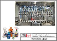 Automatic Liquid Detergent Filling Machine, Liquid Soap Filling Line With Piston Filling Machine,Capper Labeling Machine