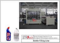 Automatic Bottle Filling Line 2000-5000 BPH Capacity For Toilet Cleaner Liquid