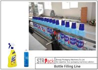 Electric Liquid Bottle Filling Line Large Filling Volume For Foaming Detergent Cleaner