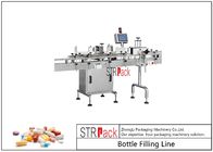 Tablet Capsule Bottle Filling Line With Counted Machine And Cotton Inserting Machine