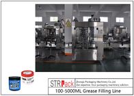 100 - 5000ml Liquid Soap Filling Machine Grease Filling Line 0.6 - 0.8MPa Working Gas Source
