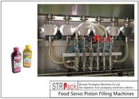 Fully Automated 1-5L Fruit and Vegetable Juice Bottles Piston Filling Machine With Volumetric Piston Filler