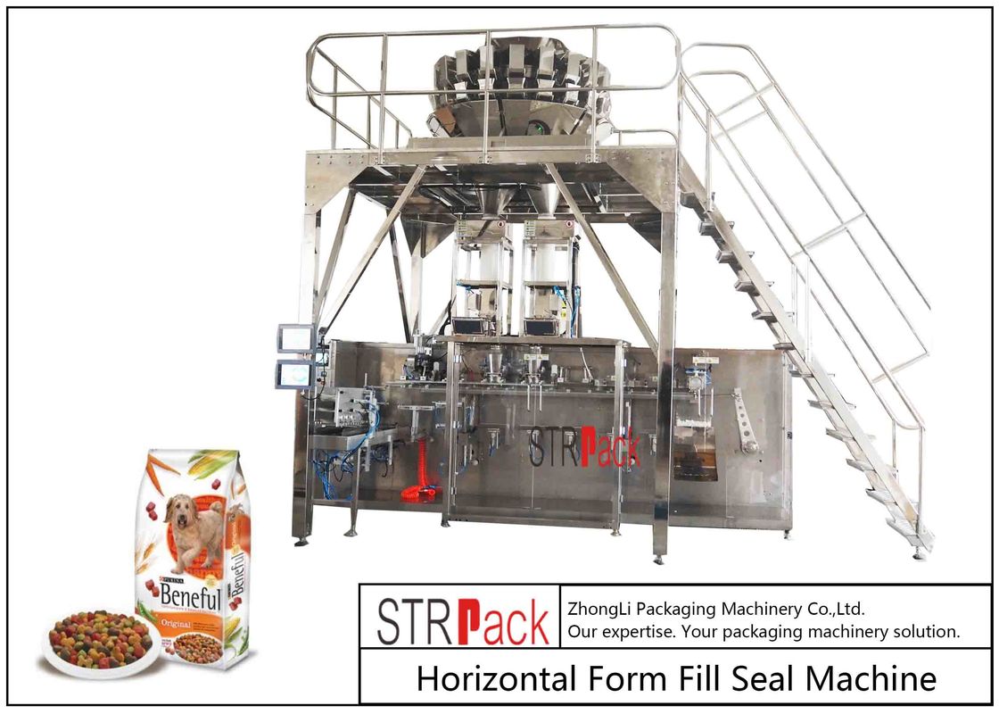 Doypack Premade Pouch Packaging Machine With Multi Head