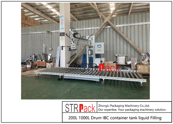 Liquid Bucket Filling Machine For 200L 1000L Drum IBC Container Tank