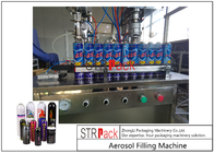 20 - 450ml Semi Automatic Gas Aerosol Filling Machine For Spray Paint Manual Cans
