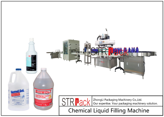 Automatic Plastic Bottle Liquid Filling Machine Anti Corrosion 1.2KW 220V