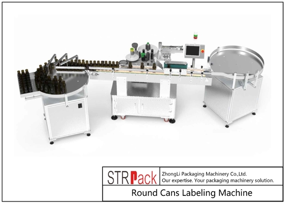 200pcs/min Round Cans Labeling Machine For Pharmaceutical Vial