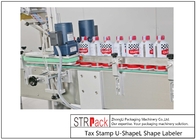 U / L Shape Tax Stamp Labeling Machine 10 - 200 mm