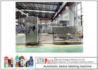 PVC / PET Bottle Automatic Sleeve Labeling Machine 150 Bottles/Min