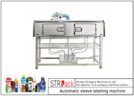 PVC Sleeve Labeling Machine Steam Tunnel For Drinking Bottle