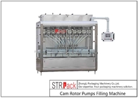 5.5KW Cam Rotor Pumps Chunk Paste Filling Machine 1000 - 3000Bottles/Hour
