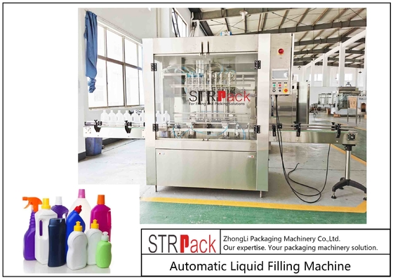 High Accuracy Multi Head Automatic Liquid Filling Machine For Water And Daily Chemical