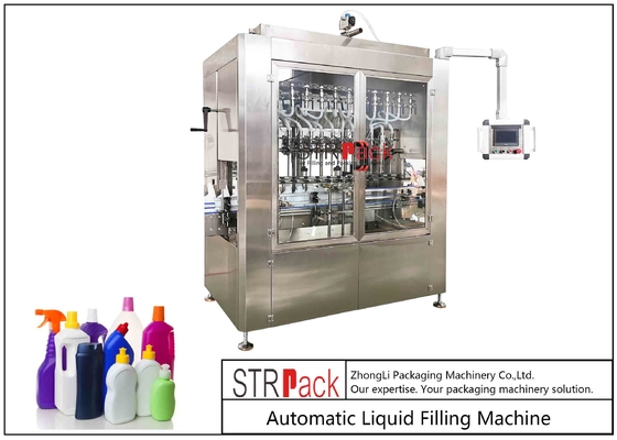 High Accuracy Multi Head Automatic Liquid Filling Machine For Water And Daily Chemical