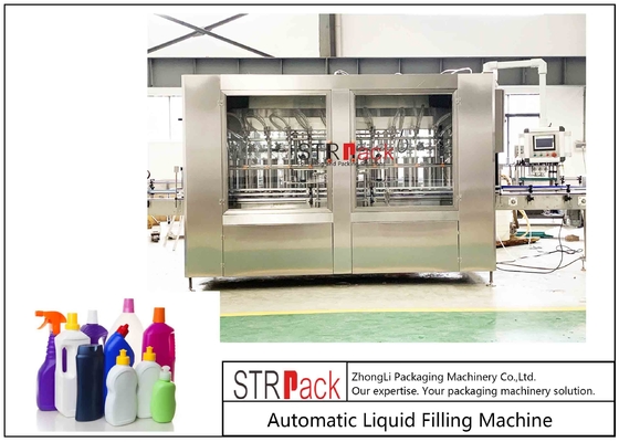 High Accuracy Multi Head Automatic Liquid Filling Machine For Water And Daily Chemical