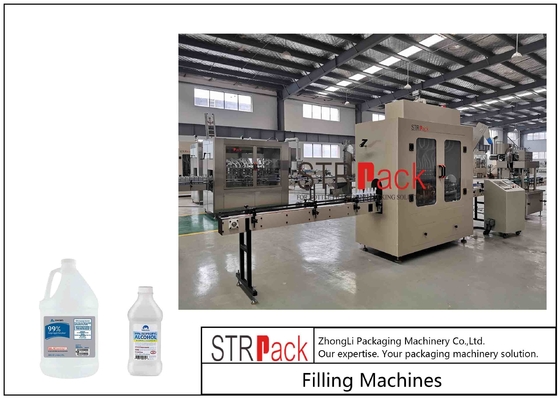 Detergent Multihead Linear Filling Machine For Customizable Volume Of Bottles