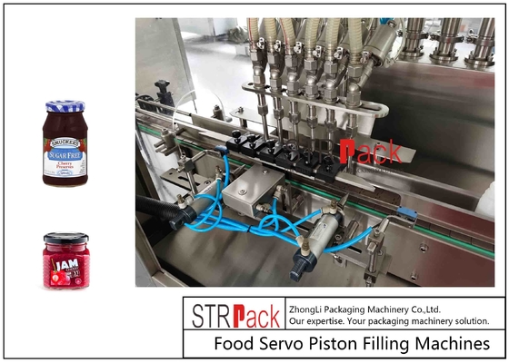 220V / 50Hz PLC Automatic Paste Filling Machine Air Consumption 0.3m3/Min