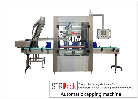 PLC Control System Automatic Bottle Capping Machine Accurate Efficient  Reliable