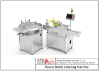 Self Adhesive Round Square Bottle Sticker Labeling Machines With Flexible Formatting