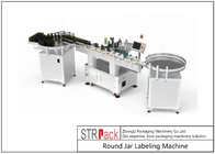Automatic Round Square Bottle Sticker Printing Machine Self Adhesive Labeling Machines