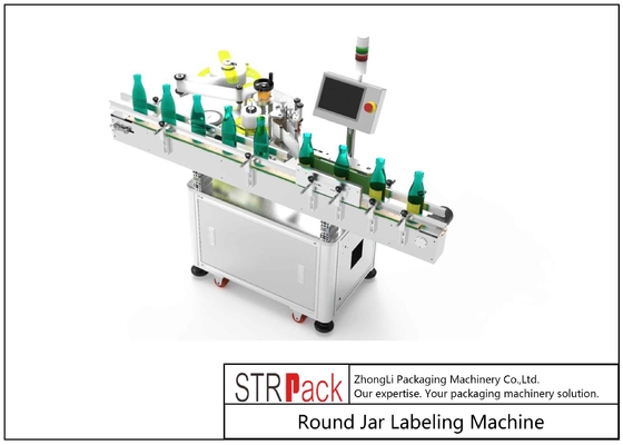 Automatic Round Square Bottle Sticker Printing Machine Self Adhesive Labeling Machines