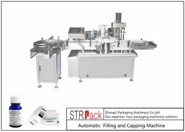 Vial Glass / Plastic Bottle Filling And Capping Machine 3ml-120ml Full Automatic