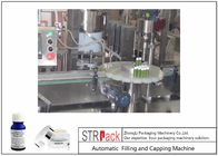 Vial Glass / Plastic Bottle Filling And Capping Machine 3ml-120ml Full Automatic