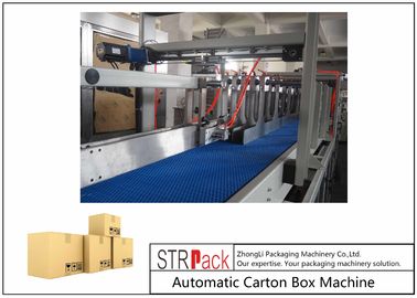 Vertical Drop Down Carton Packing Machine High Efficiency For Medicine / Food Industry