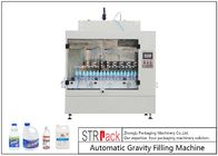 Automatic Gravity Bottle Filling Machine For Toilet Cleaner / Corrosive Liquid 500ml-1L