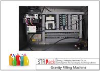 Touch Screen Control Automatic Liquid Filling Machine , Time Gravity Liquid Filling Equipment