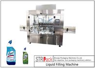 100ml - 1L Automatic Liquid Bottle Filling Machine , Clorox / Bleach / Acid Filling Machine