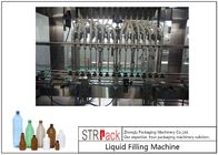 PLC Control Timed Fully Automatic Liquid Filling Machine 16 Heads For Farm Chemicals
