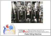 500ml-5L Automatic 6 Heads Paste Filling Machine With Servo System  For Cream With Conveyor PLC Control