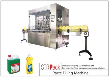 8 Heads Dishwashing Piston Filling Machine With Servo Filler 3000 B/H Large Capacity Paste Filling Machine