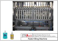 16 Nozzle Piston High Viscosity Liquid Filling Machine For 100ml-1L Liquid Soap / Lotion