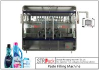 PLC Inline 8 Heads Ointment Filling Machine For Shampoo / Shower Gel / Fabric Softener