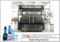 PLC Inline 8 Heads Ointment Filling Machine For Shampoo / Shower Gel / Fabric Softener