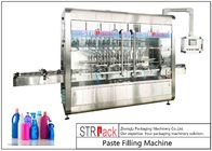 PLC Control Automatic Paste Filling Machine For 250ML-5L Liquid Soap / Lotion / Shampoo