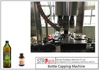 Rotary 4 Head Aluminium Bottle Cap Machine For Syrup / Olive Oil Screw Thread Cap