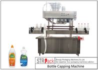 Wash Liquid Inline Bottle Capping Machine 200 CPM With Heavy Duty Frame