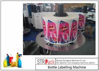 Large Capacity Durable Bottle Labeling Machine For Detergent Flat Bottles