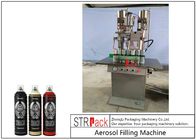 Semi Automatic Aerosol Spray Paint Filling Machine For Air Freshener / Refrigerant