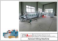 Rotary Automatic Aerosol Gas Filling Machine Capacity 3600CPH For Butane Gas