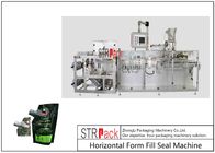 Linear Servo Horizontal Form Fill Seal Machine , Stand Up Pouch Packing Machine