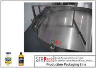 Industrial 50ml-5L Round Bottle Packing Machine Bottle Feeding Turntable